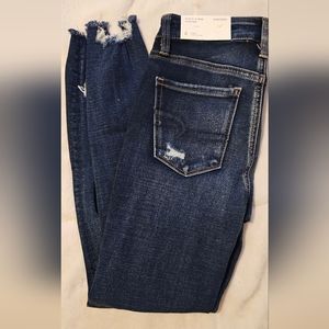 NWT American Eagle Super Hi-Rise Jegging Size 0 X-Short Super Stretch